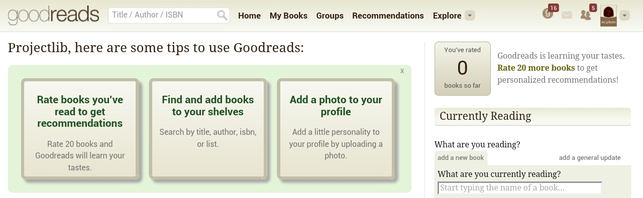 บรรณารักษ์แนะนำ app : หนอนหนังสือไม่ควรพลาด Goodreads