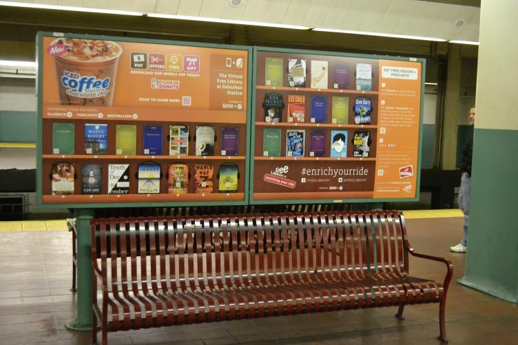 โครงการความร่วมมือระหว่าง SEPTA, The Free Library of Philadelphia and Dunkin’ Donuts.